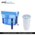 Meter Filter Cup Quality Water Water ZD018, ZD-018 23 Pitcher with ZeroWater