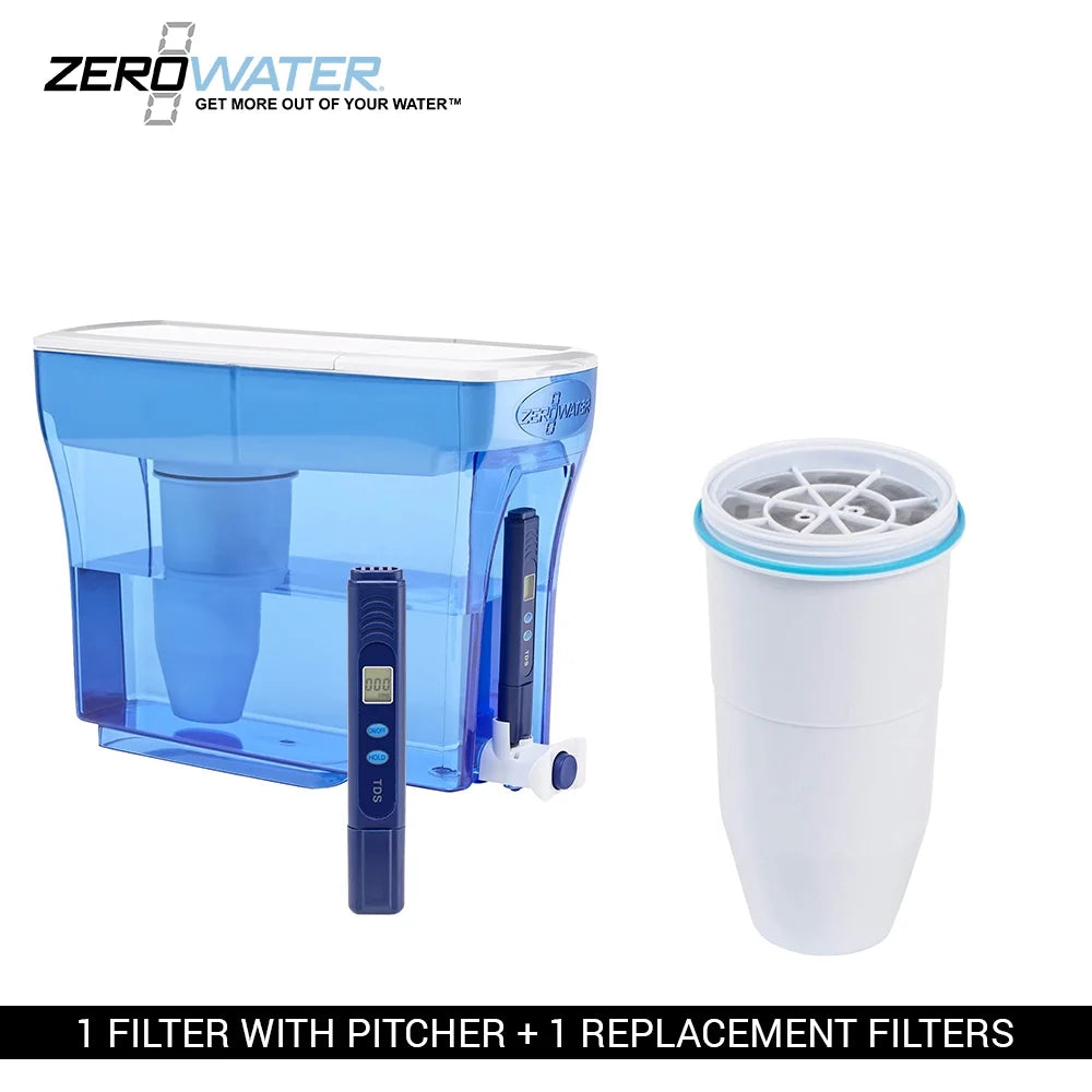 Meter Filter Cup Quality Water Water ZD018, ZD-018 23 Pitcher with ZeroWater