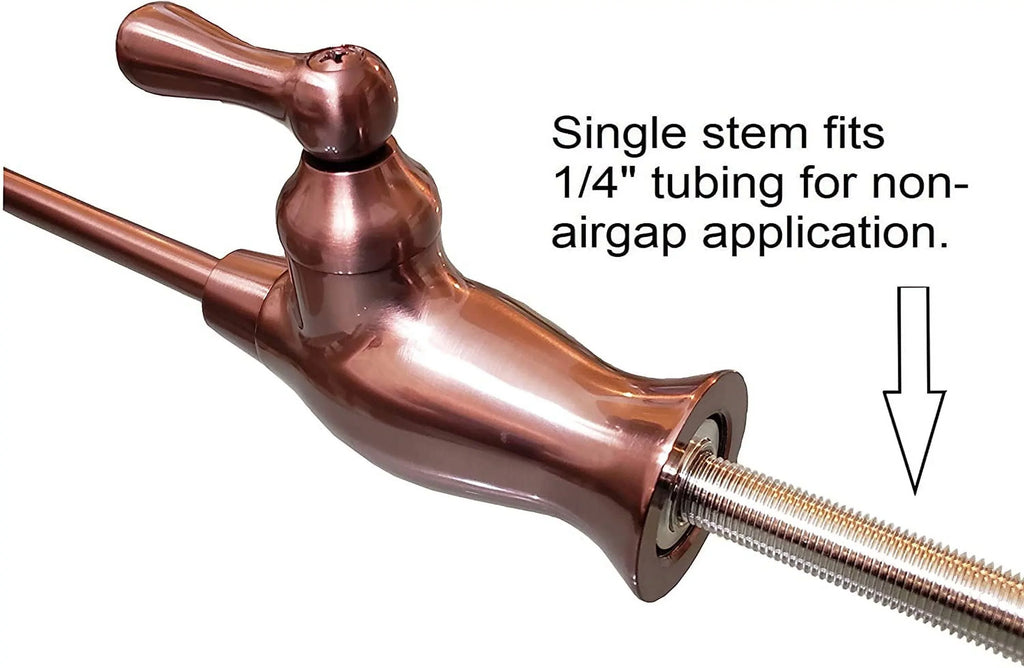 Rose Style Reverse Water Gap Metpure Osmosis Wrench Non Vase Faucet Filtration Faucet Air Gold With Dispenser Drinking Water