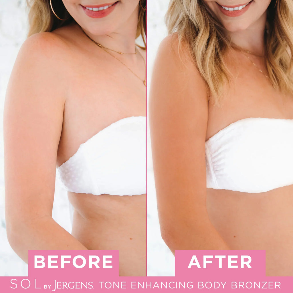 Tones, Self Jergens Tanner All 3.4 Unique Skin For by fl Bronzer, SOL oz Body Tanner Sunless