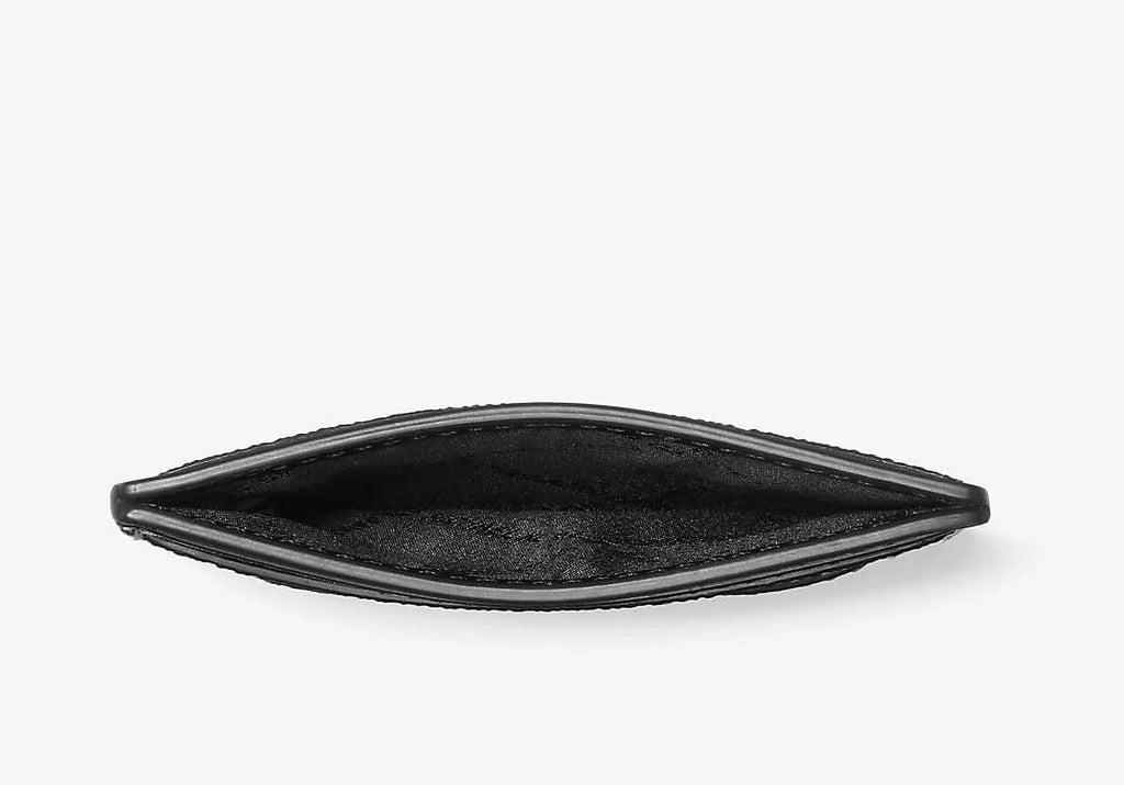 Card Michael Vanilla/Black Large Holder Leather - Kors Reed