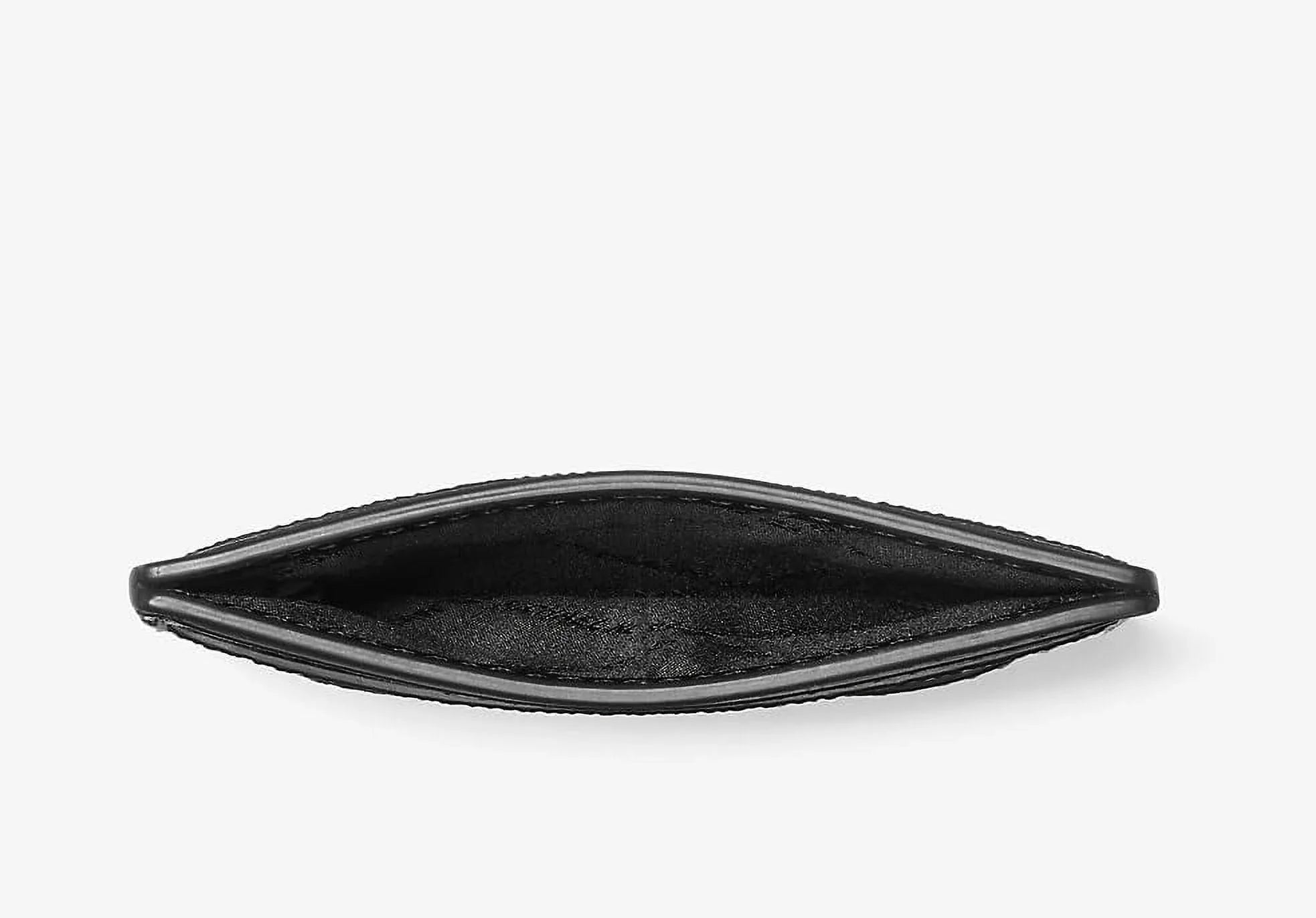 Card Michael Vanilla/Black Large Holder Leather - Kors Reed