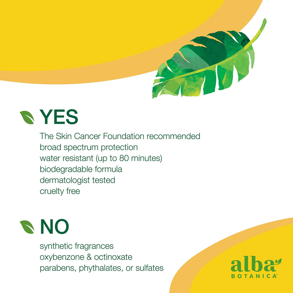 Fl. Spf Sunscreen, Biodegradable, Broad Botanica Hawaiian And 70 Oz. 5 Resistant Water Body, For Fragrance-Free Bottle Sunscreen And Sunscreen Spectrum Face Spray, Alba
