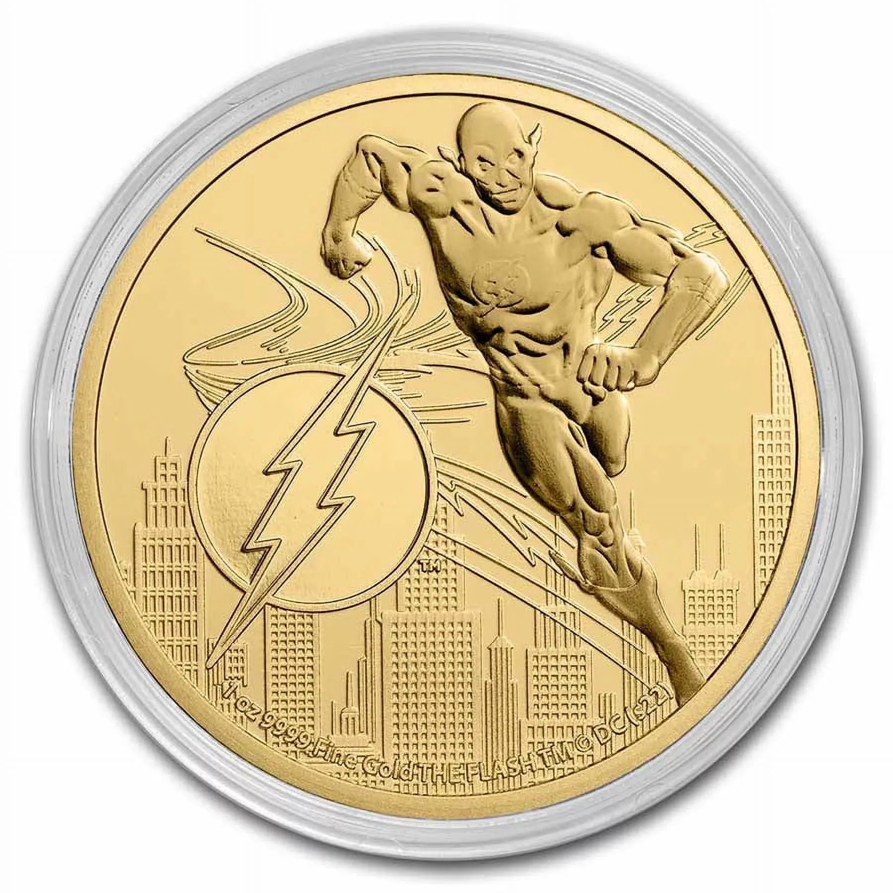 League: $250 Justice 1 The Niue oz Flash Comics Gold 2022 DC