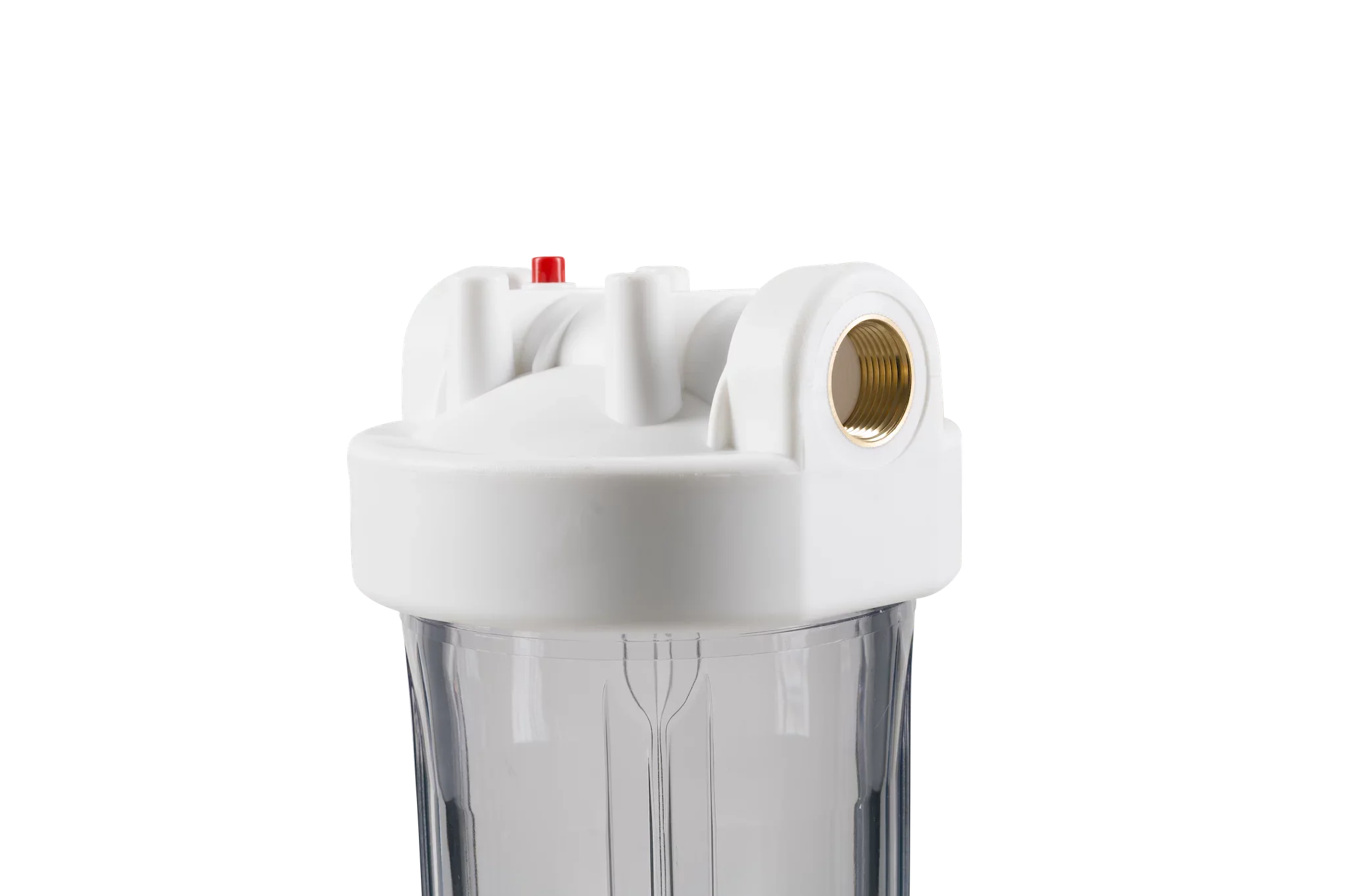 & House w/Pleated Clear 20" Filters Two Big Whole Sediment Blue Carbon Water Transparent Filter Blue Housings