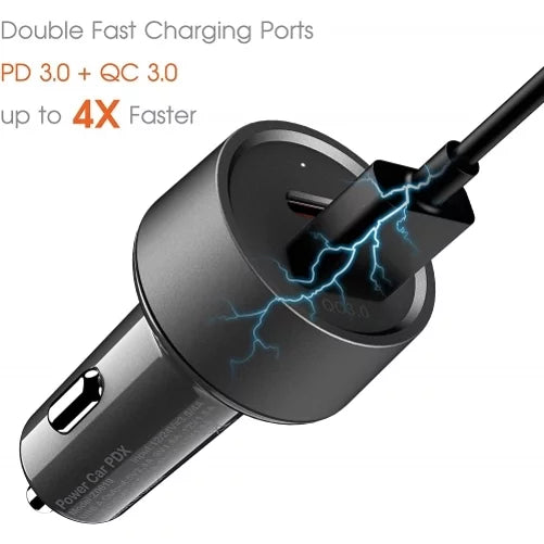 Power Cable 6T, DC 3 Plus Socket Quick 36W Nubia 8T 3S, Charger RedMagic Pro, McLaren, Type-C Adapter - USB 7T, Car / Red Pro, OnePlus Magic 8, PD for 5G 5T, 5S 2-Port 6, 7 J3N Plug-in
