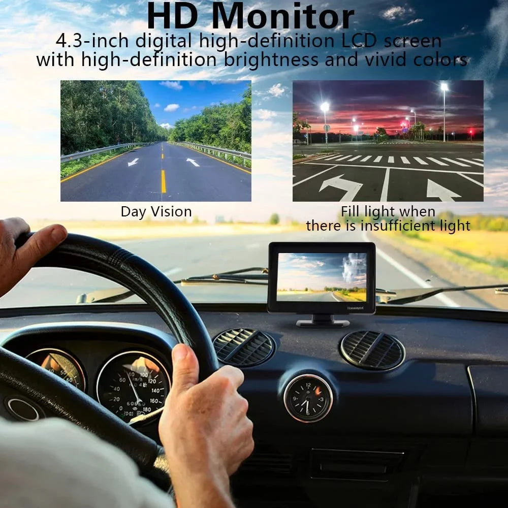 Car Reverse Truck SUV Camera Monitor Lotorasia Backup Kit,Car Camera Pickup for HD