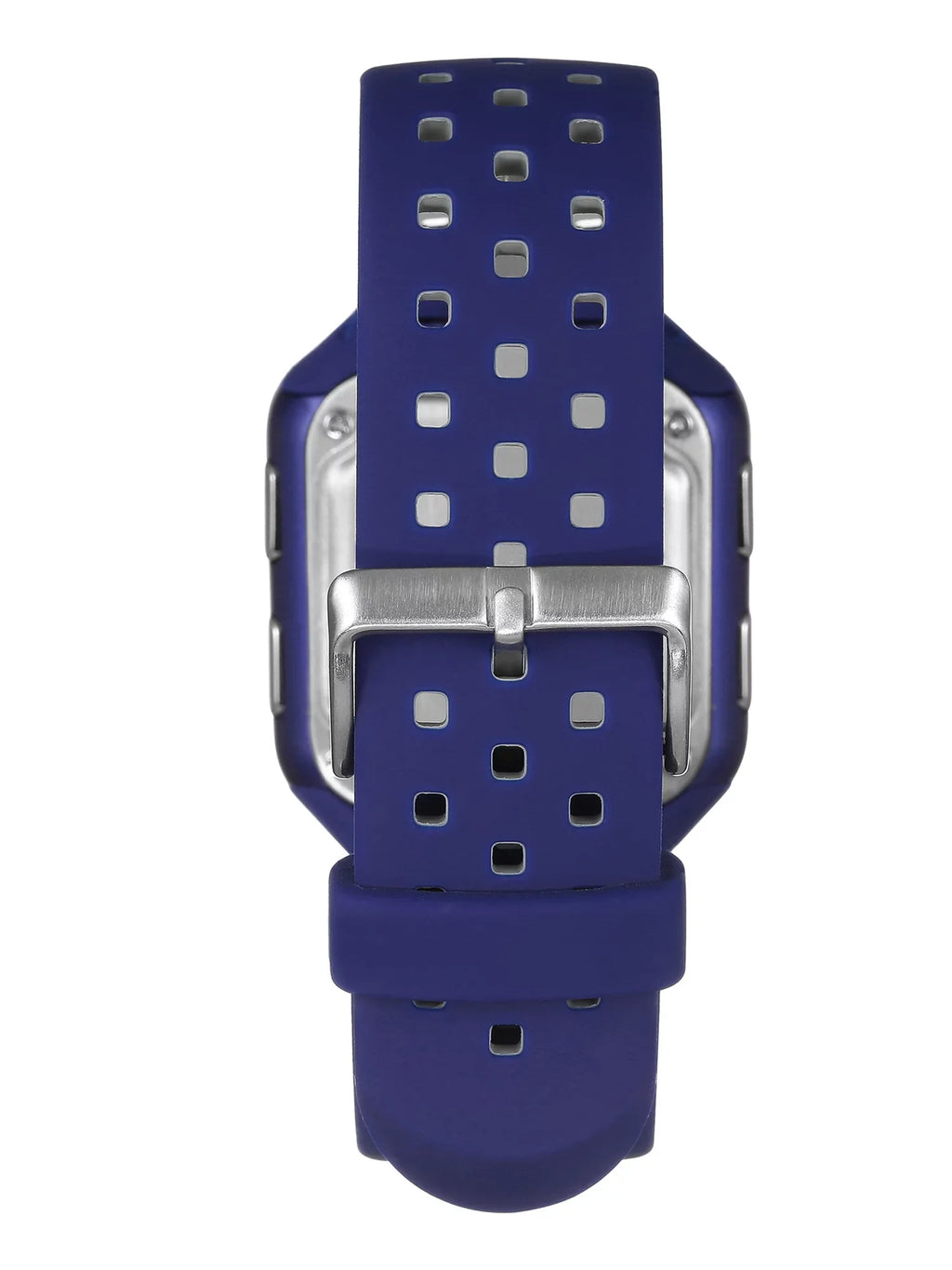 Armitron Blue Men's Sport Silicon Watch Square