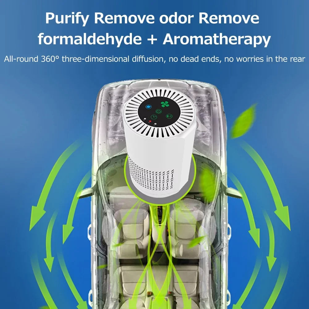 Mini Diffuser Deodorizer Mosquito Desktop Air Negative Tomfoto Machine Ion Pet Multifunctional Vehicle Household Aroma Repellent 100mg/h 360° Indoor Purifier