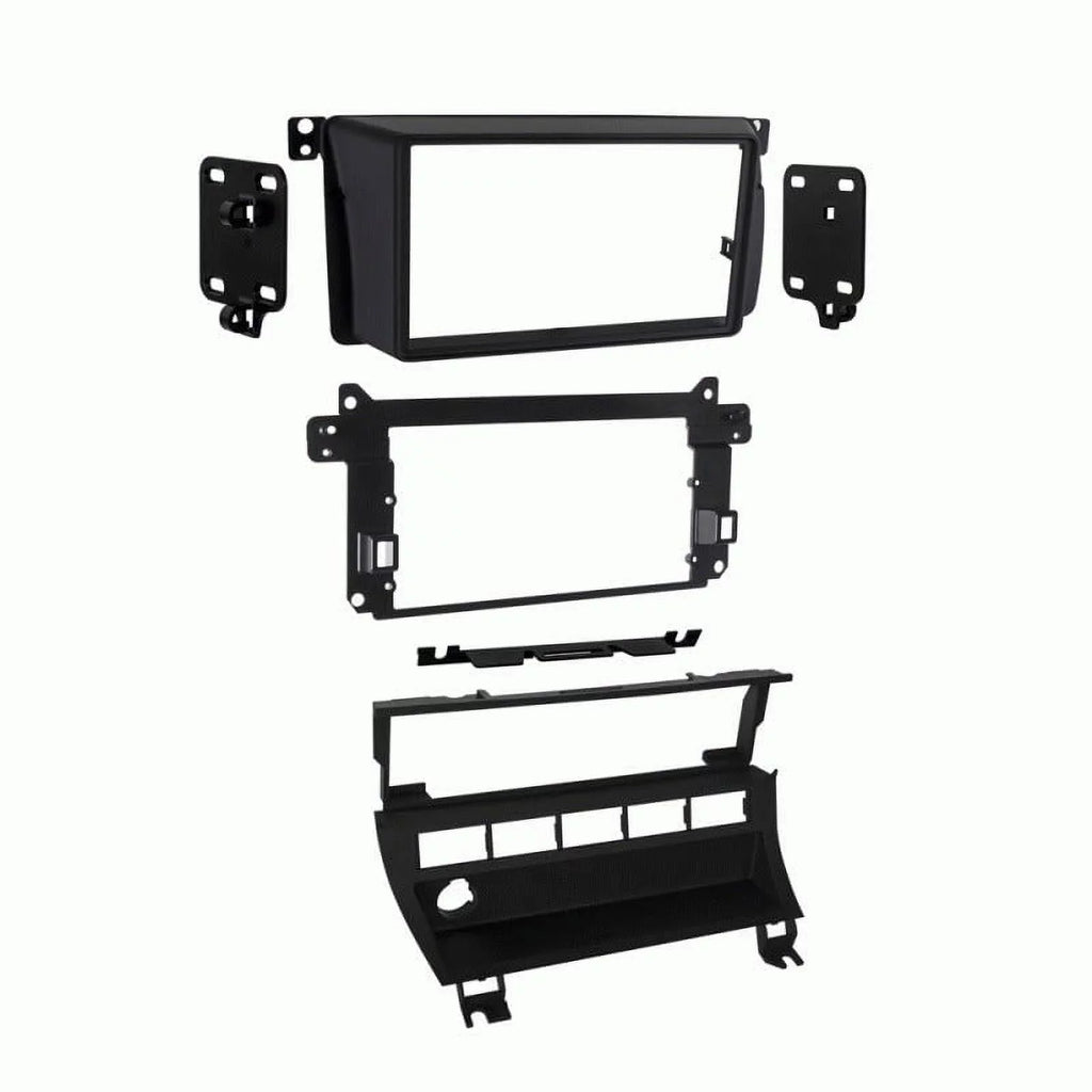 Panel Dash Metra with Adapter Kit 40-VW10 Vehicle BMW Installation 99-06 Antenna Double 3-Series and with 95-9310B Metra Harness 70-8590 Metra 5-Switch DIN Wiring