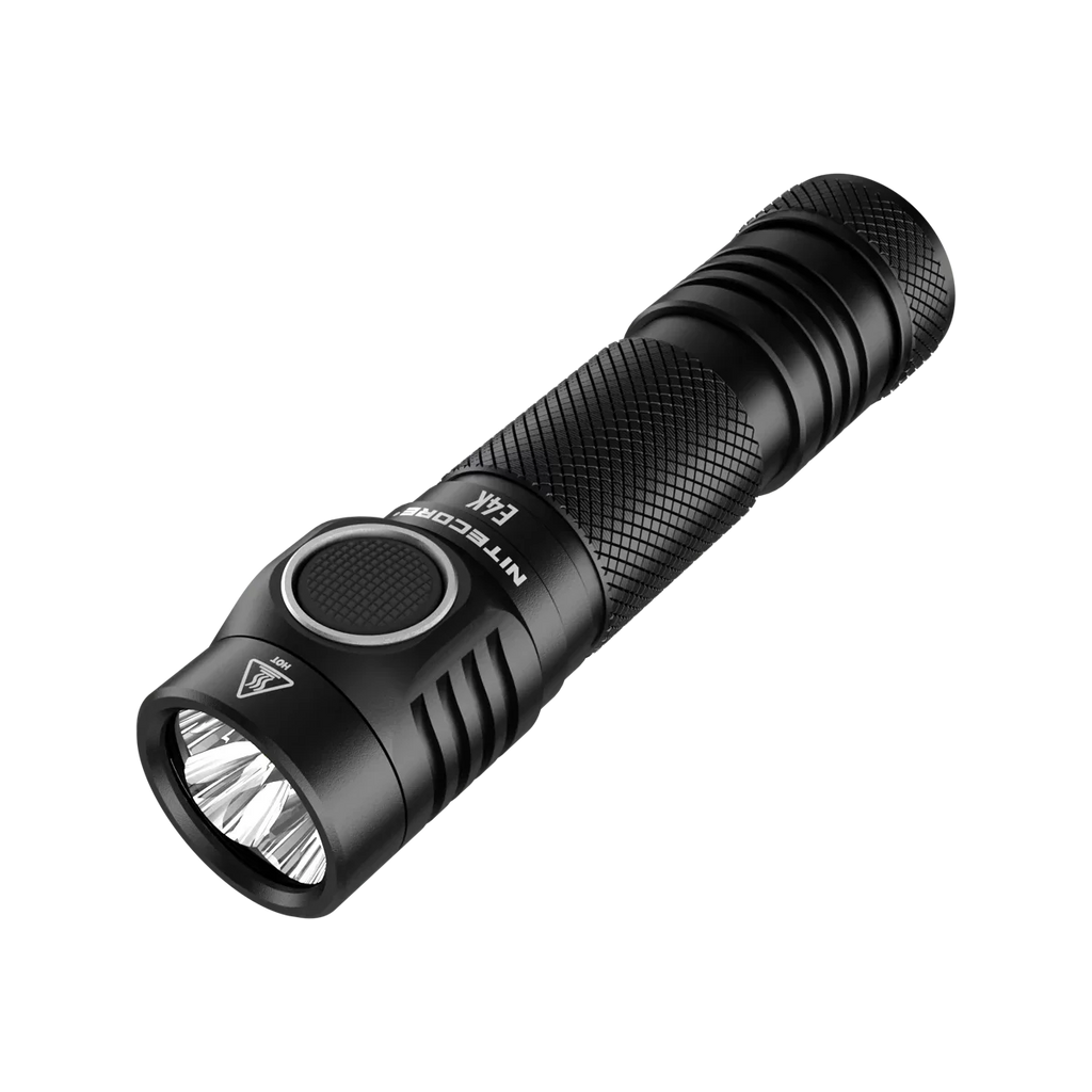 XP-L2 generation Li-ion EDC E4K 21700 - Eco-Sensa NITECORE 4400 Next 4x CREE Lumens Flashlight Battery FREE 1x and Rechargeable Compact - Battery w/ 21700 NITECORE V6 Case