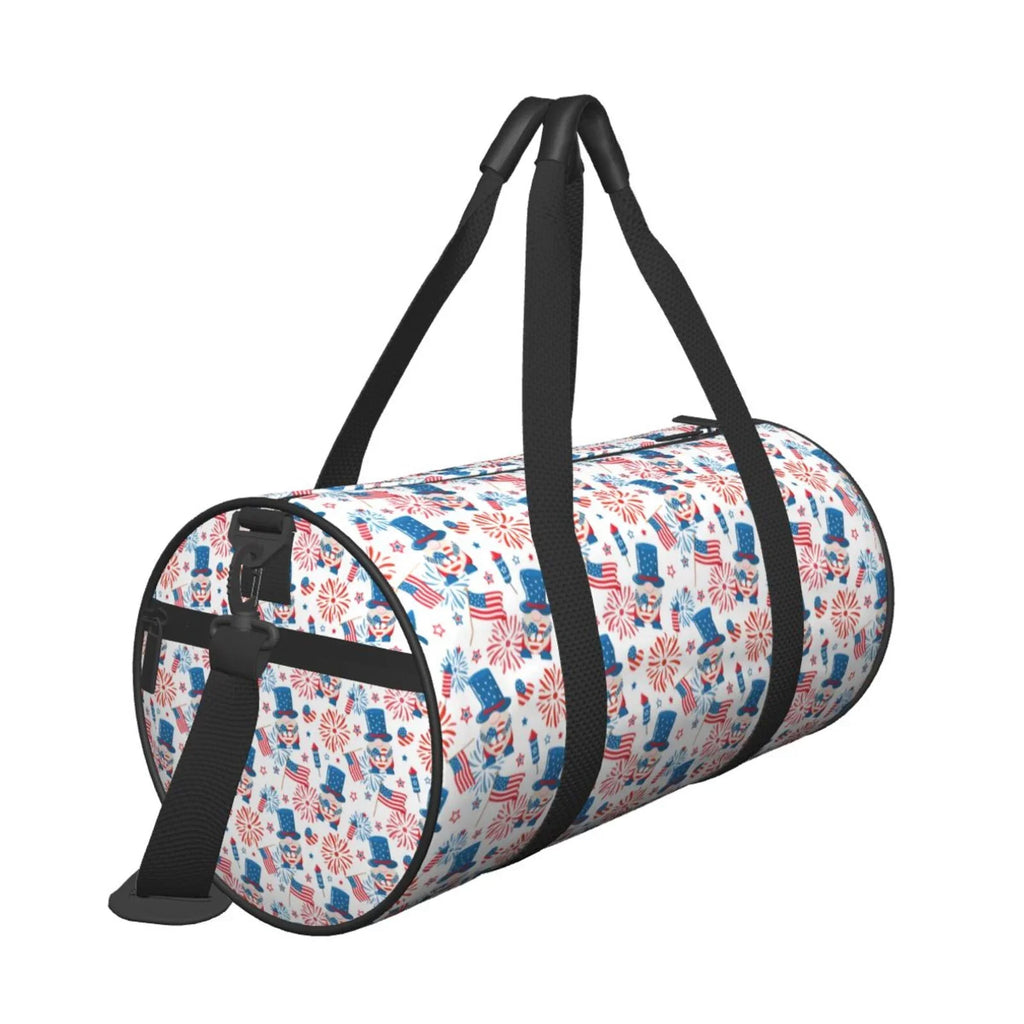 Compartment Sports with Luggage Cylinder and Travel Gnomes Gym Pocket Large Bag Bag American Bag Waterproof Coaee Capacity