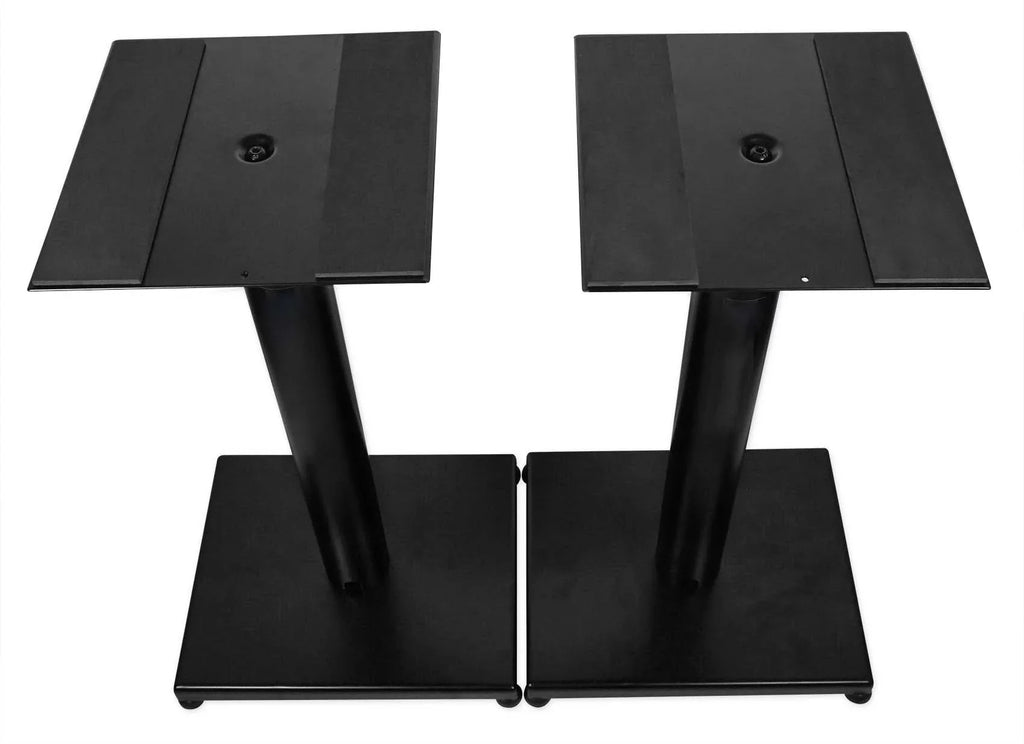 Rockville Steel Speaker Studio Monitor Black - Pair Stands Bookshelf and RS29B 29"