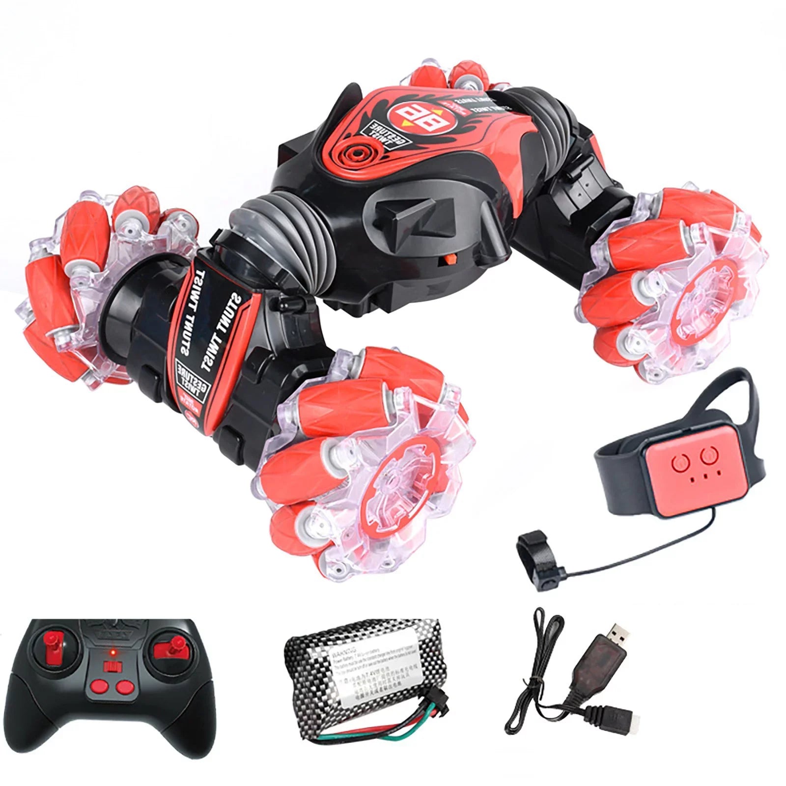 Drive, Car Toy & Birthday Girls Control With Toys Toddlers Four-Wheel Remote Off-Road Stunt 2.4G Car, Control Boys Sensing Stunt Gesture Sports For Remote Car Status