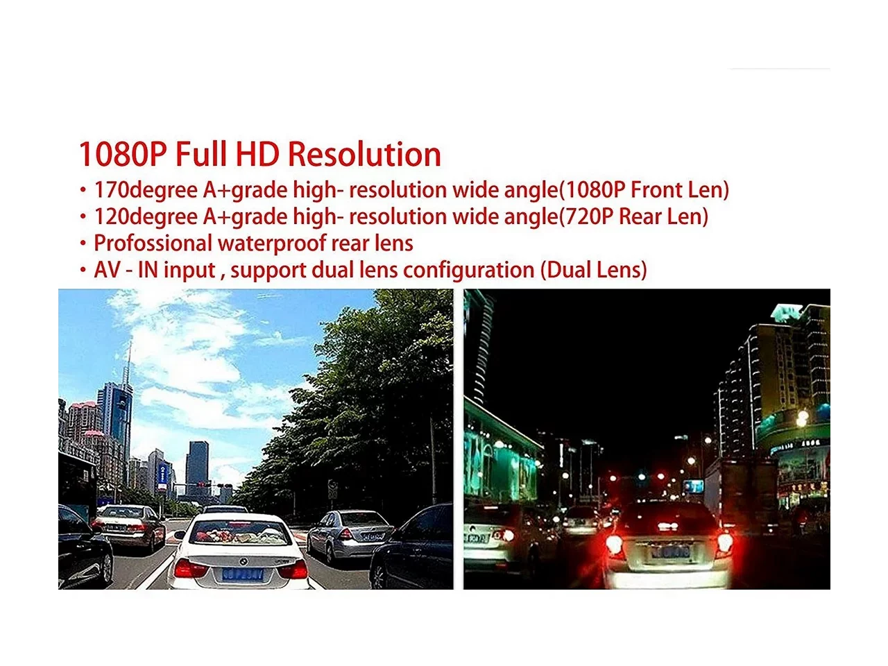 Car And Front Camera Lens Rearview 4.2 Rear Monitor For Inch H1688 Recorder Mirror HD 1080P Dash Cam Dual DVR Vehicles