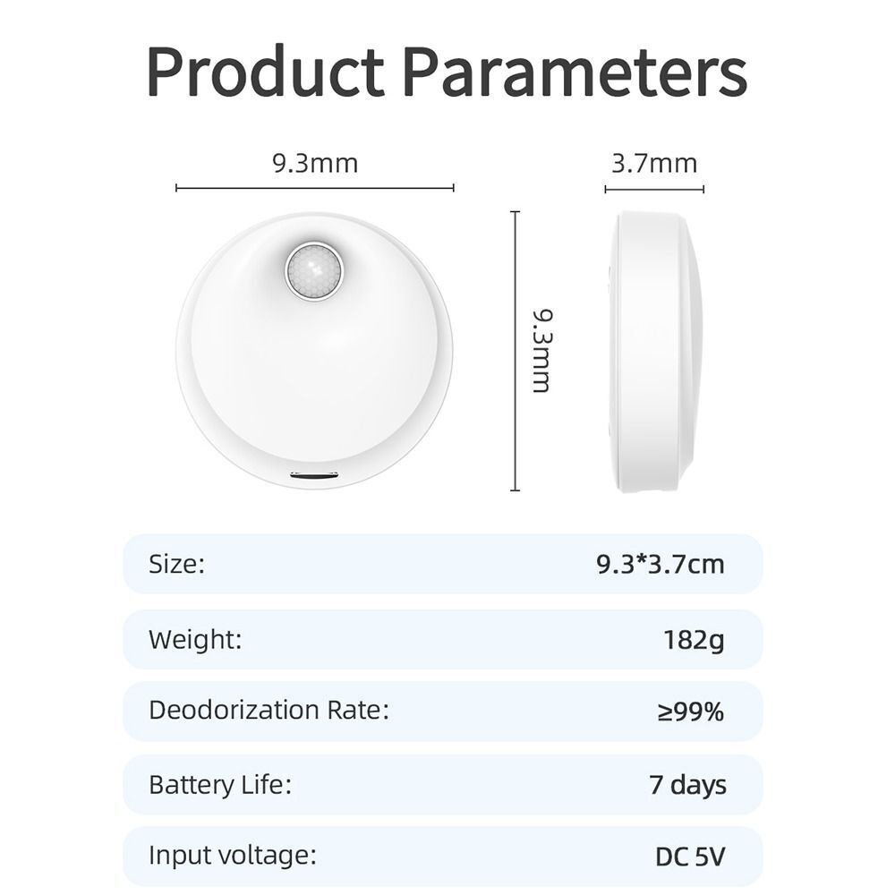 Deodorization Air Rechargeable Odor Purifier Cat Deodorizer Cleaner Smart Pets