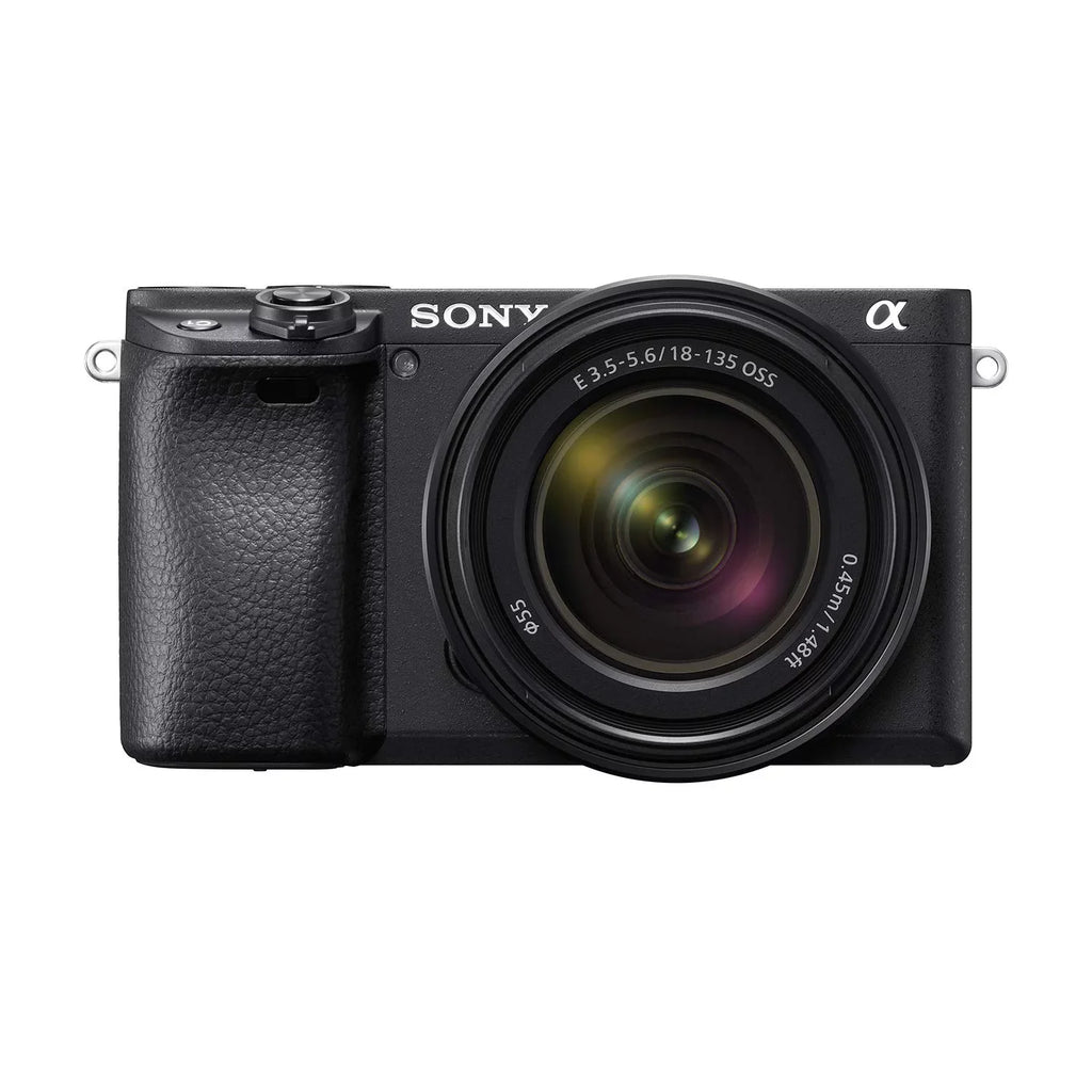 Alpha 18-135mm Restored & a6400 Camera - ILCE-6400M/B - Cameras Mount Compatible (Refurbished) Lens Mirrorless Sony E