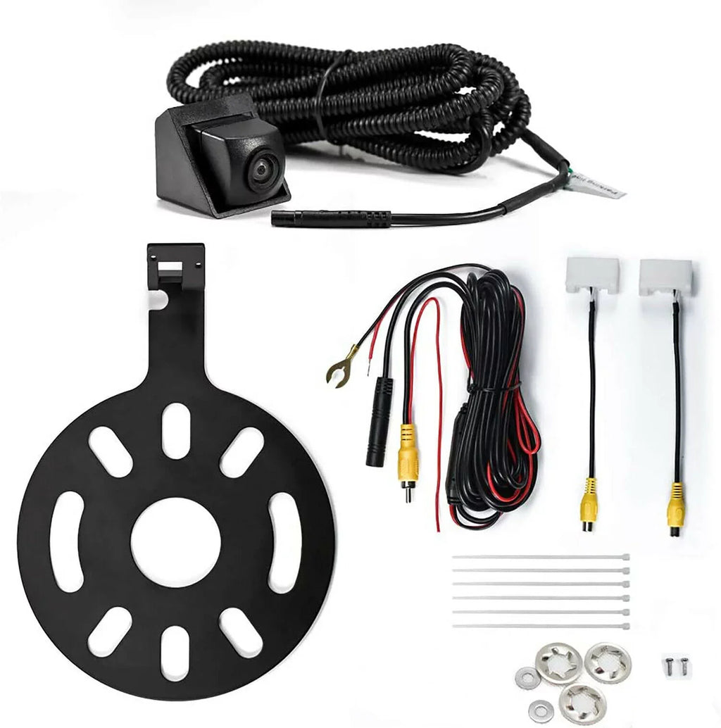 OEM Camera Adapter Camera Monitor Jeep Reversing View 2007-2018 Aftermarket Wrangler with Tire Guideline for Parking iMeshbean Waterproof Spare Rear Removable