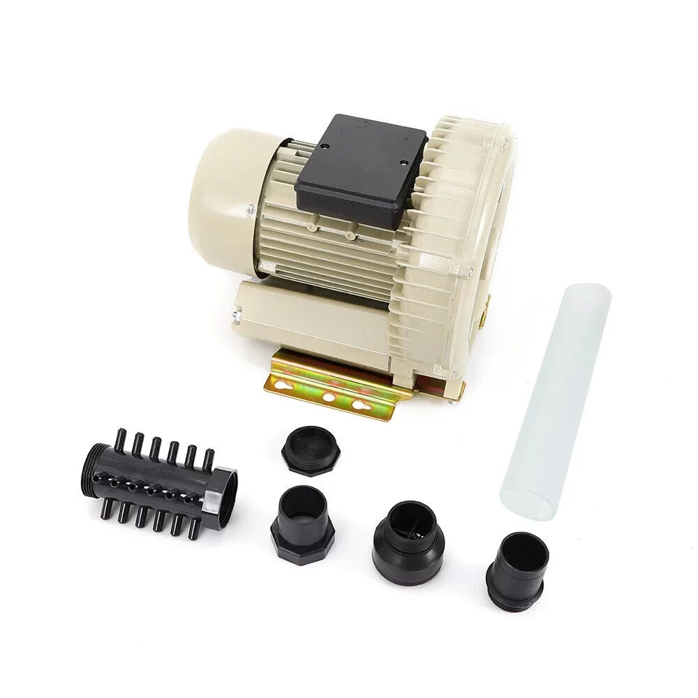 Pressure Air 110V Aquarium Air Hydroponics Fish Miumaeov Aquaculture Blower High Blower 370W Pond Industrial Pump