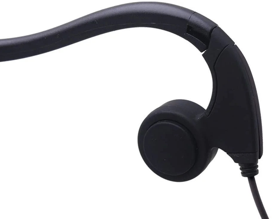 Bone Cancelling GZCRDZ Noise Headphones with Sweat Headphones Resistant 3.5mm Wired Conduction Connector