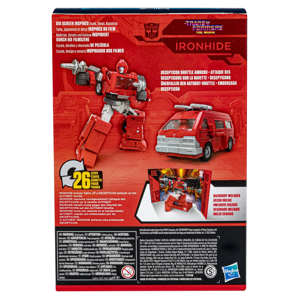 Series Ironhide Transformers 86-17 The Action Transformers: Movie The Voyager Studio Figure Class