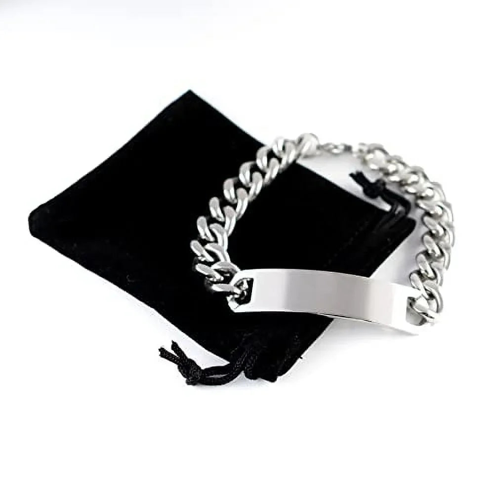 Cuban Chain Friends is Bracelet Engraved for Happy Motivational from, amangny My Bracelet, Trivia Place. Present Trivia