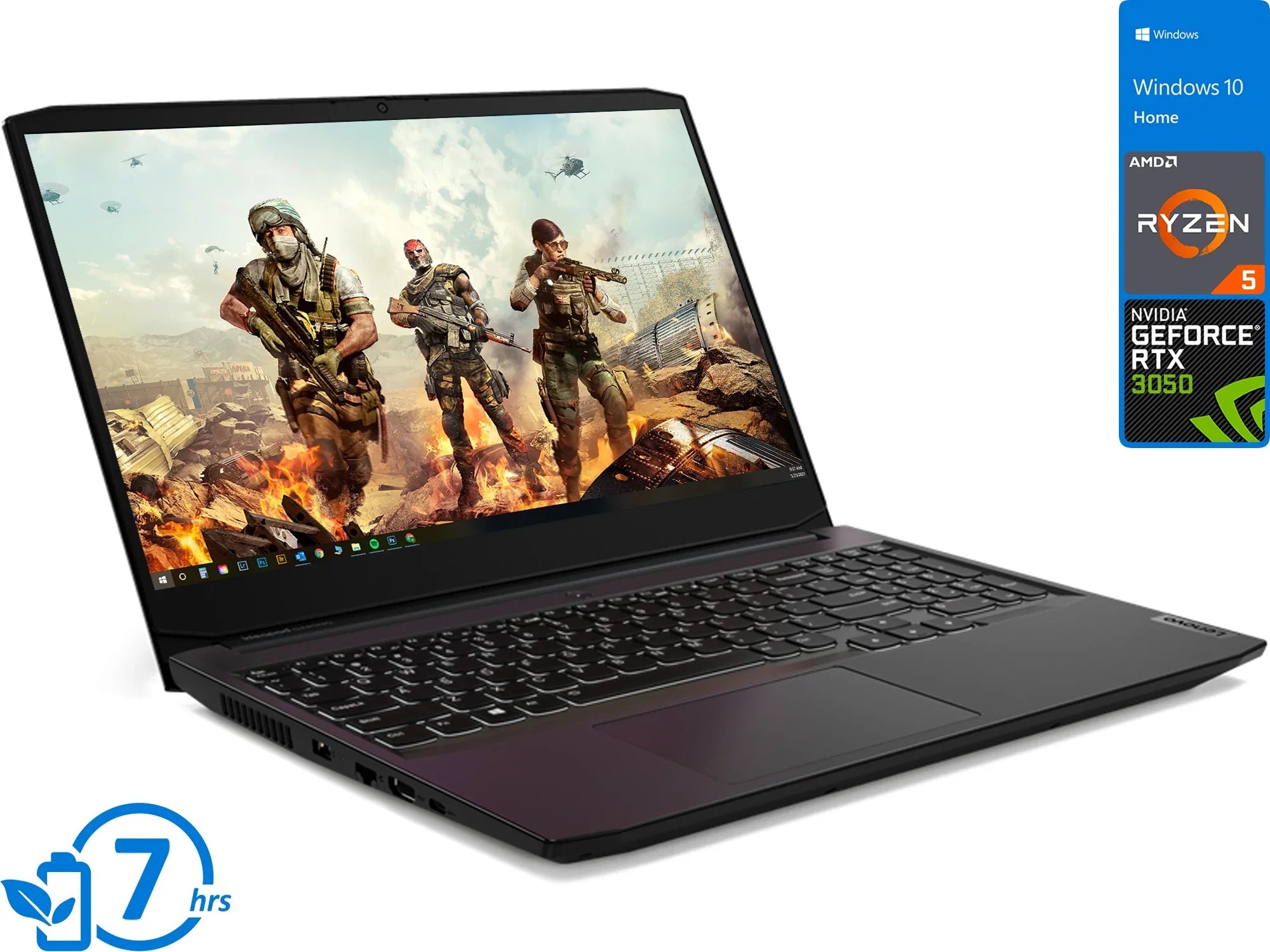 HDMI, Wi-Fi, RTX Upto RAM, NVMe AMD Laptop, NVIDIA 15.6" IdeaPad Bluetooth, 120Hz (82K20013US) 8GB 3050, Home Display, 10 Lenovo 512GB 5 3 4.2GHz, FHD 5600H SSD, Windows GeForce Gaming Ryzen