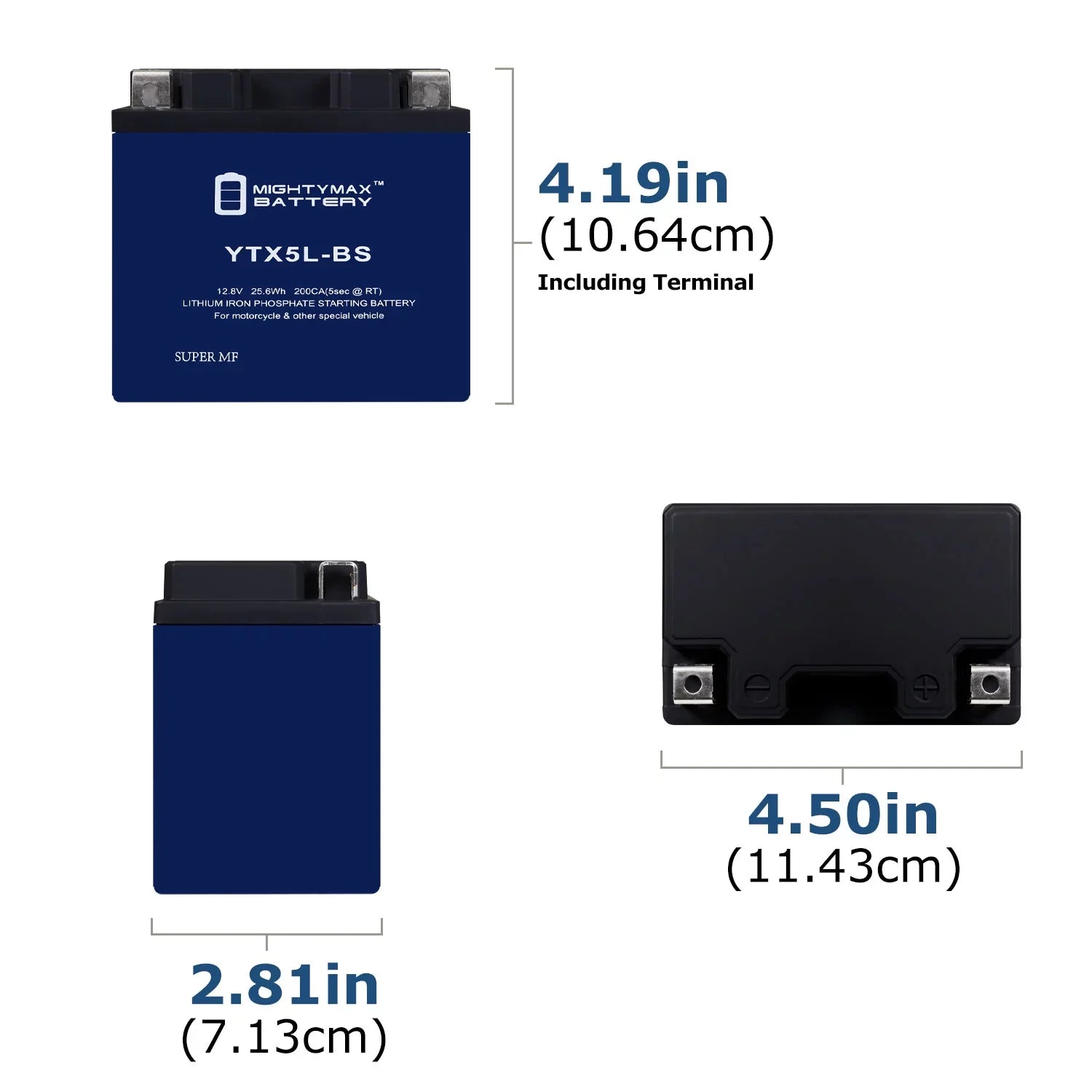 Replacement for Cannondale X440S Lithium Battery YTX5L-BS