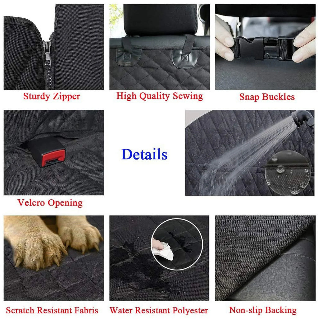 Protection Window, Back Cover for Mesh & Scratchproof Dogs Seat Hammock Car Cars Covers Cover Seat, Trucks Waterproof Car Dog Dog Dog SUVs with