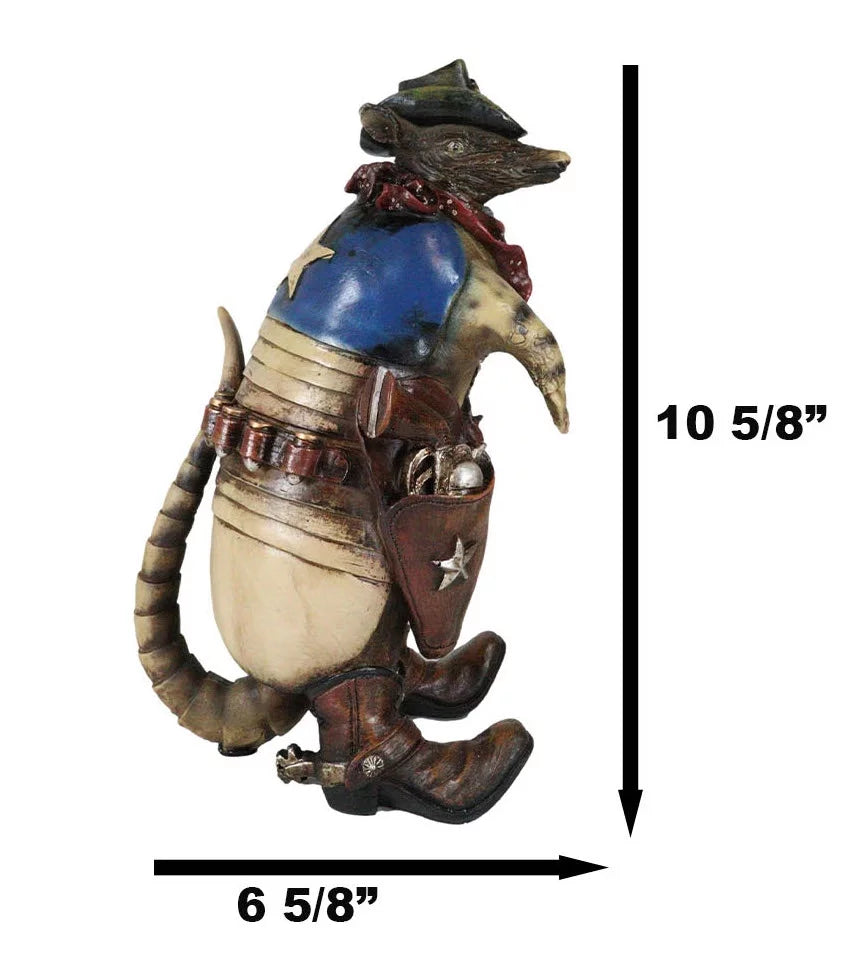 Boots Western Texas Cowboy And Figurine Big Texan Sherriff Guns Armadillo Rustic