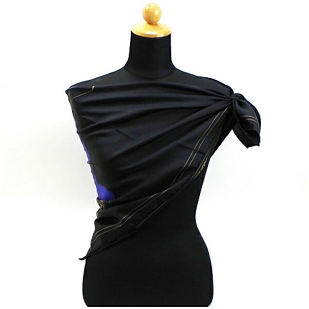 Black Louis Silk (Good) Pre-Owned Muffler Women's Vuitton Scarf