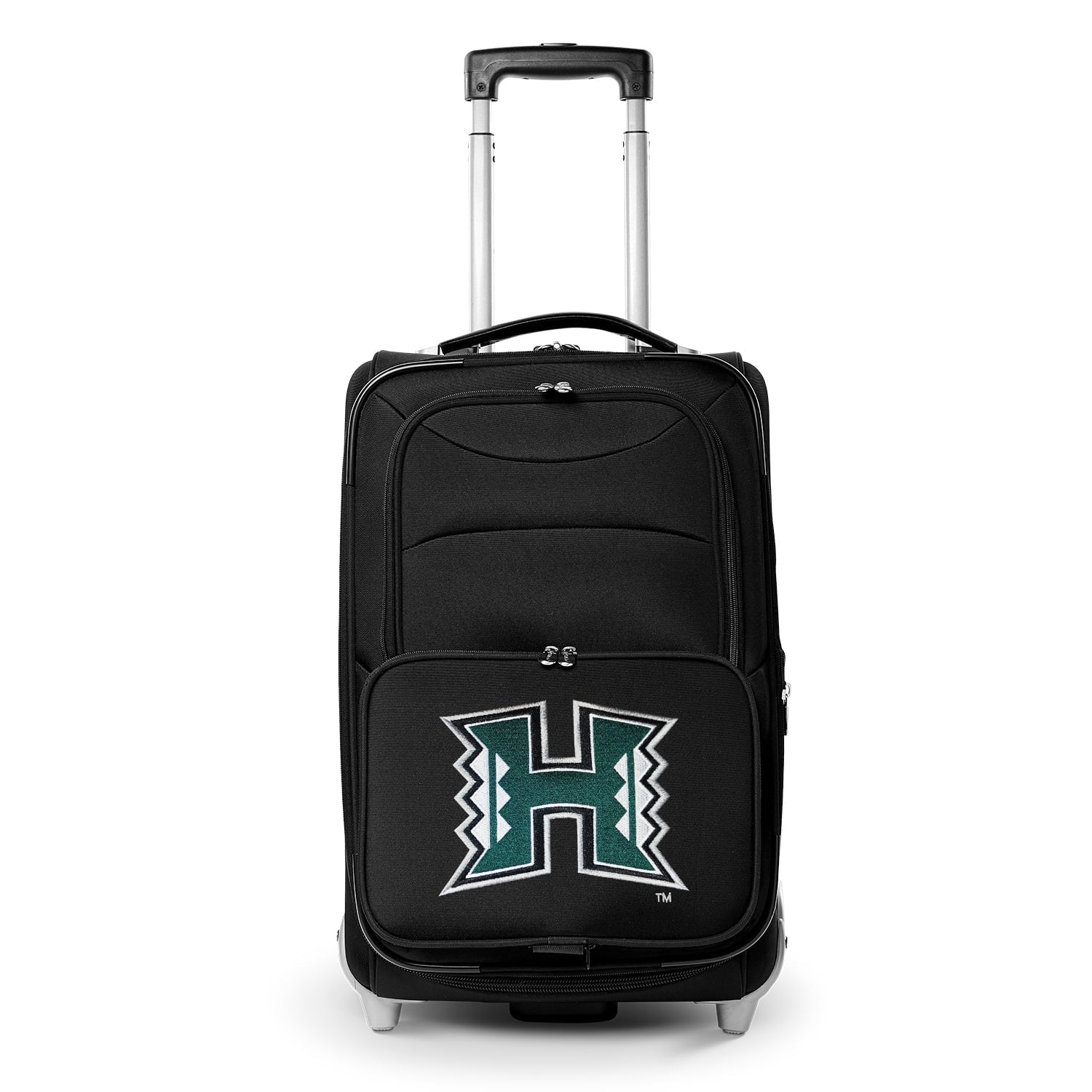 Carry-On 21" Black Rolling Suitcase Softside MOJO Hawaii Warriors