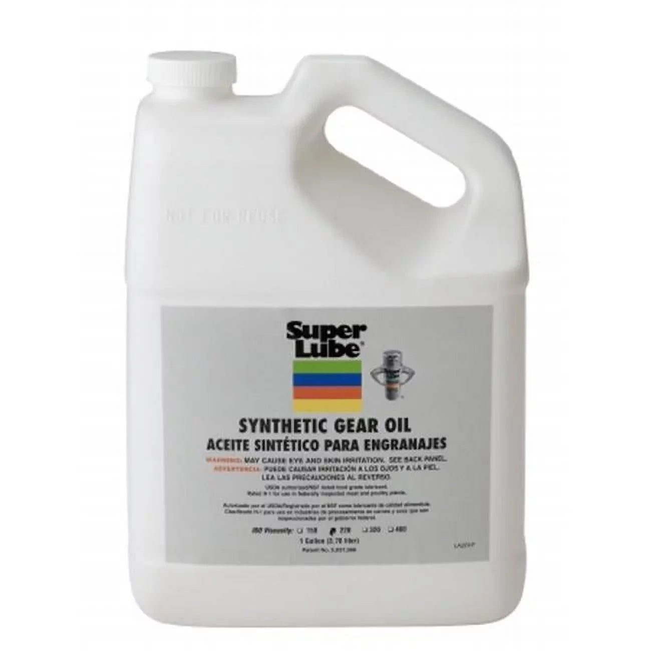 Gear Oil Lube Gallon- Translucent ISO Synthetic Super 220- 1