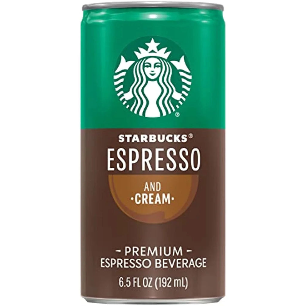 Starbucks Pack) 6.5Oz Cans Drink Espresso Ready & To Coffee, Cream, May Vary) (Packaging (12