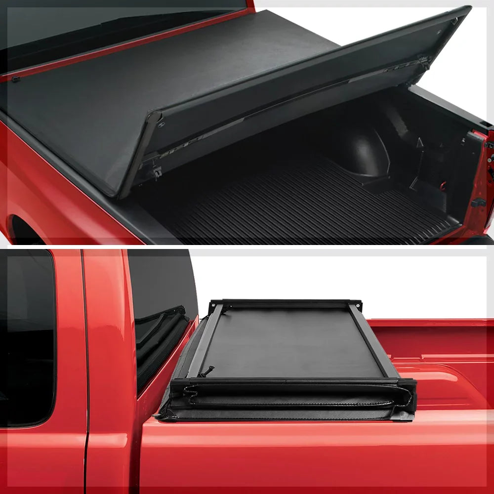 Ford Bed Soft Short 19-21 Truck Tonneau Cover for Ranger 5Ft Tri-Fold Fleetside