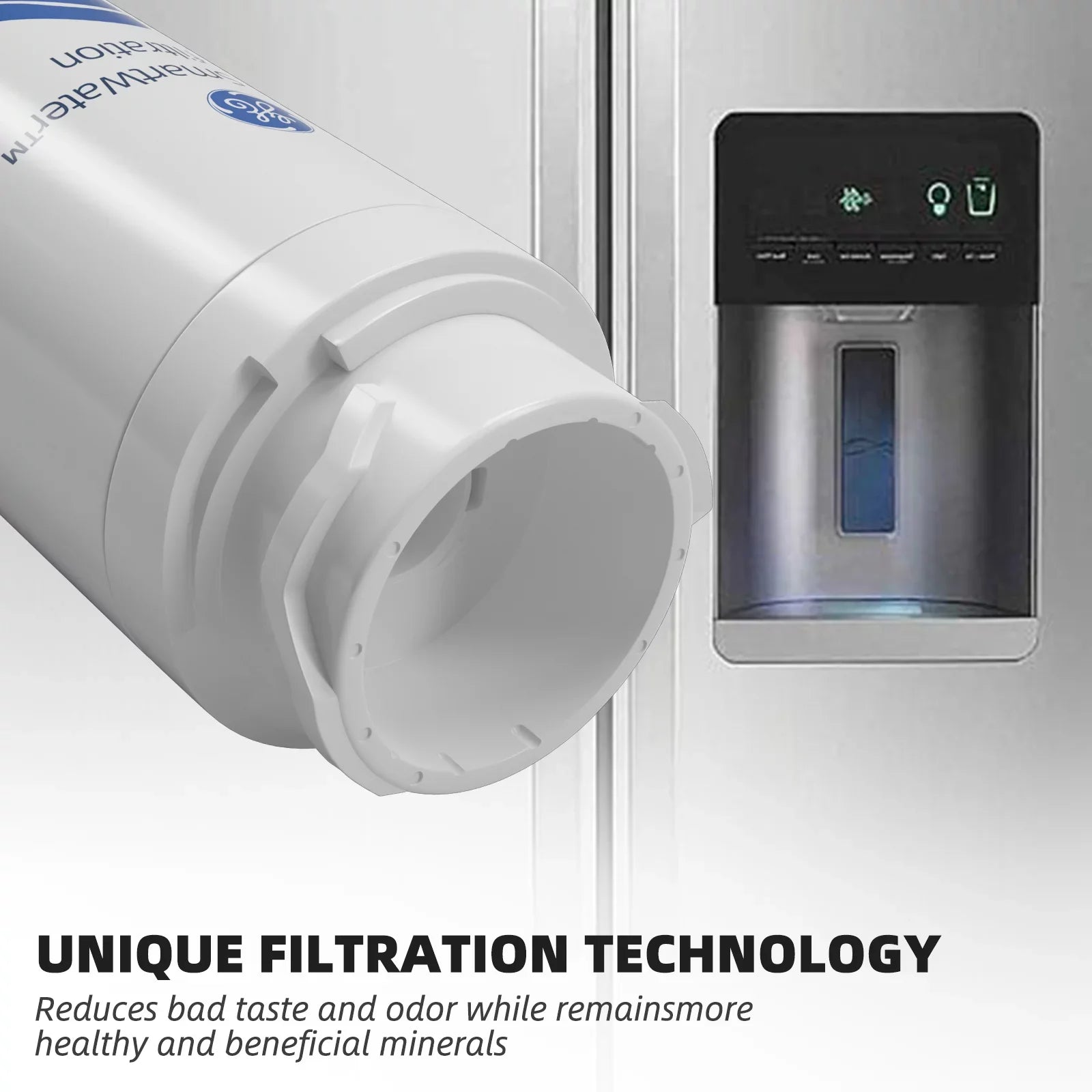 Filter, Pure RWF1500A Ice Tier1 Pack for 6 APF-1800, MSWF, Aquafresh AQUACREST Replacement AQF-MSWF Refrigerator GE WF282, Water of RWF1062, MSWF and Arrowpure