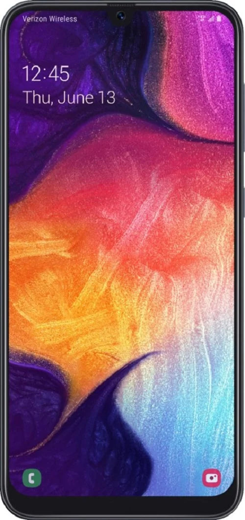 '- Samsung SMA505UZKV Galaxy Black A50 Restored (Verizon) (Refurbished)