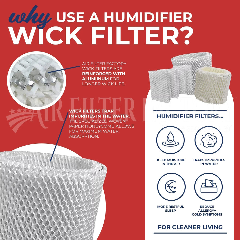 Factory with 4-Pack by Filter Air HCM635, HCM350 HCM315T, Compatible HCM645, HCM631, Honeywell HCM300T, HCM650,