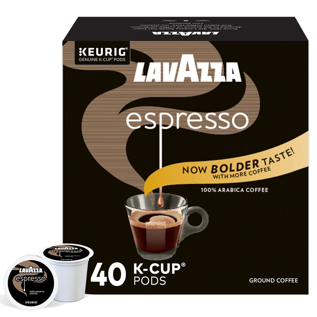 K-Cups Keurig for Coffee Medium Single-Serve (Pack Lavazza Roast of Brewer, 40) Espresso