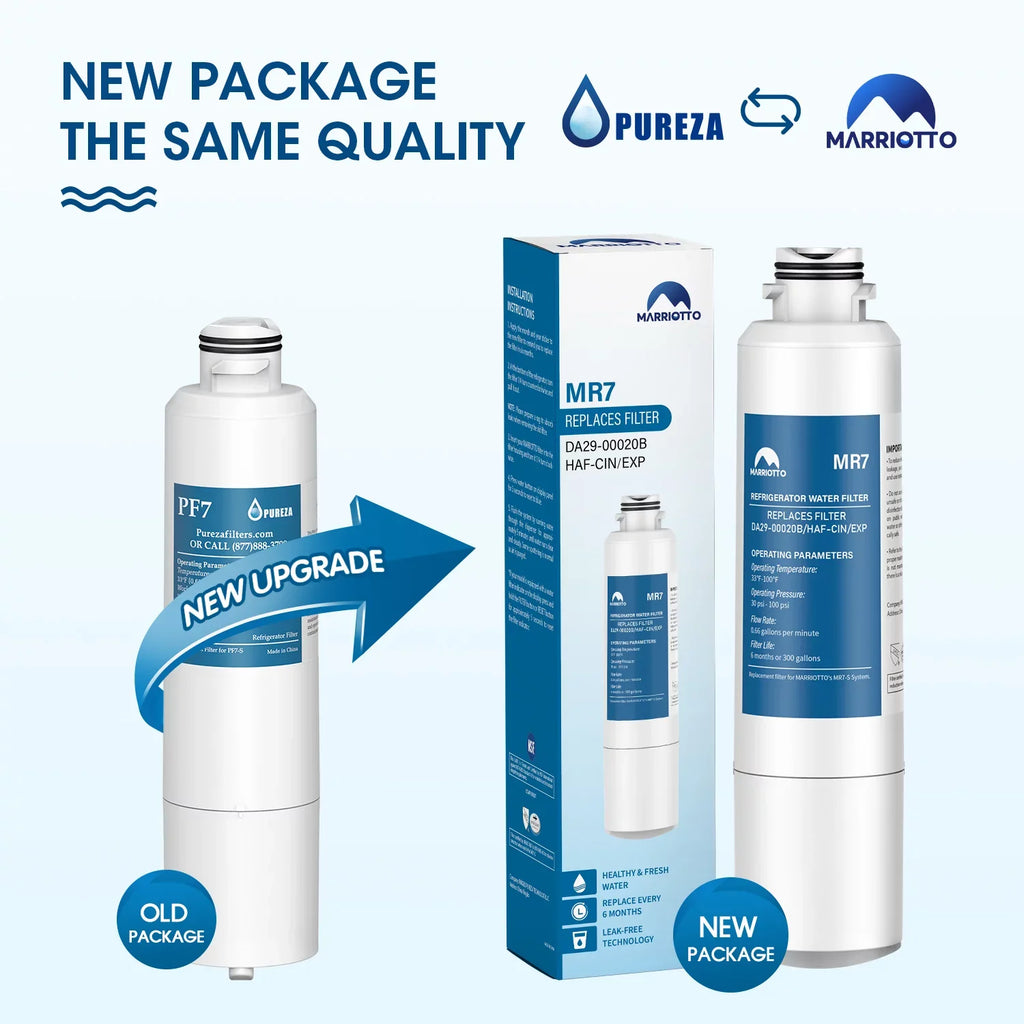 HAF-CIN/EXP, Filter 5 Pack DA29-00020B, DA29-00020B MARRIOTTO Replacement for RF4267HARS, Water