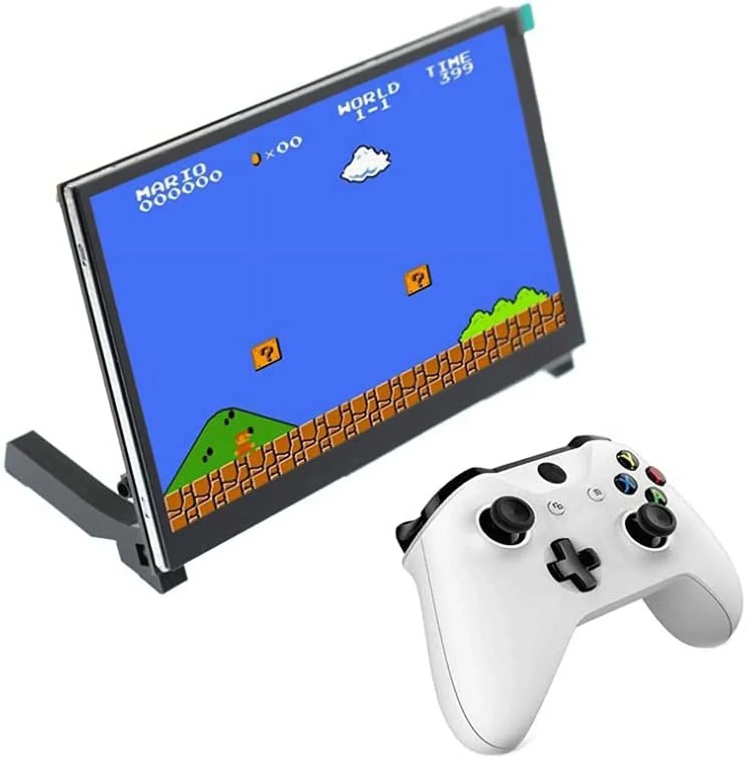 HDMI HDMI Stand-H HD Treedix Display IPS Display Compatible 7 inch Touchscreen Drive-Free LCD Raspberry with 1024x600 3B+/4B with Monitor Monitor Pi