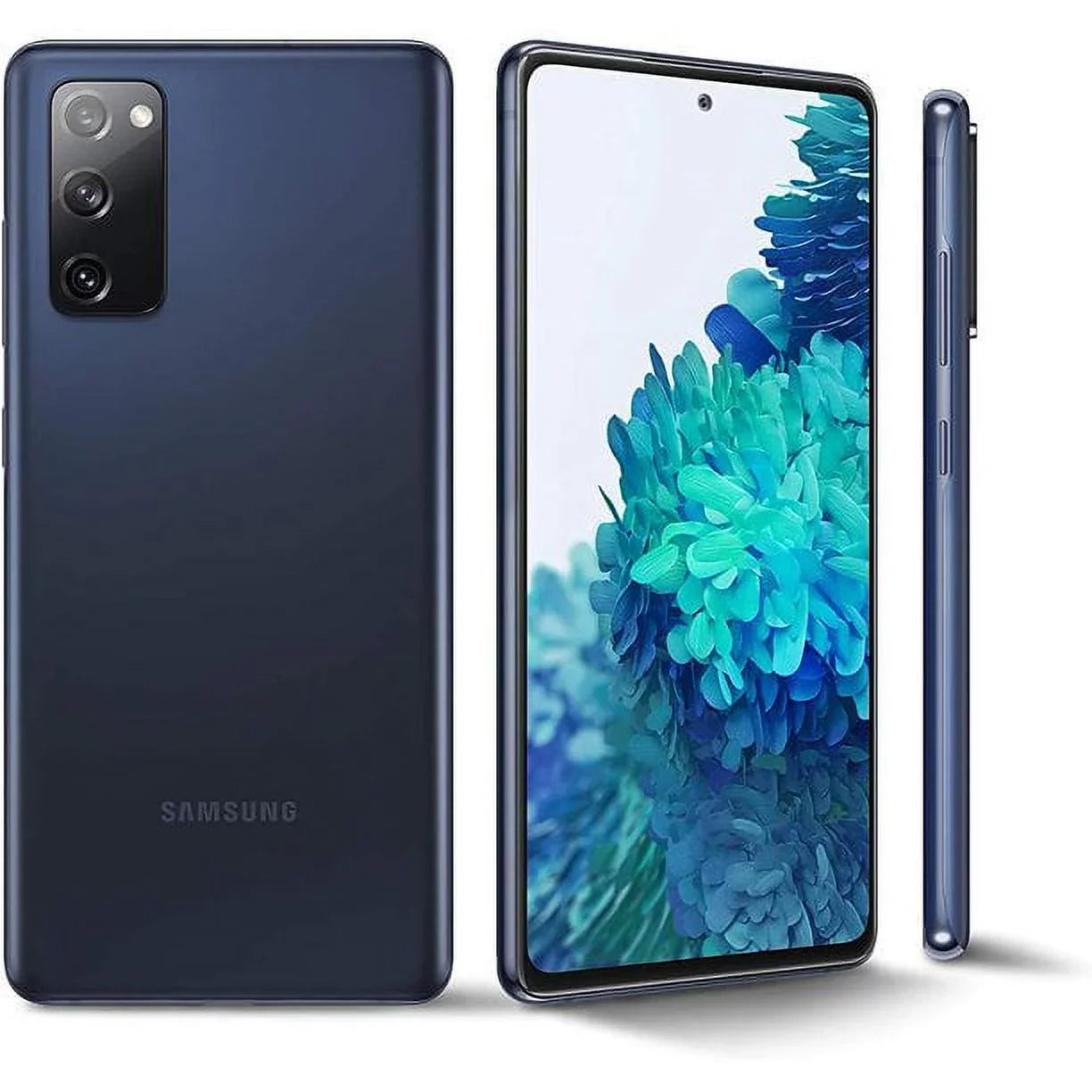 Navy T-Mobile for Very 128GB, - Smartphone Cloud Good) Pre-Owned (Refurbished: 5G S20 G781U Galaxy SAMSUNG FE