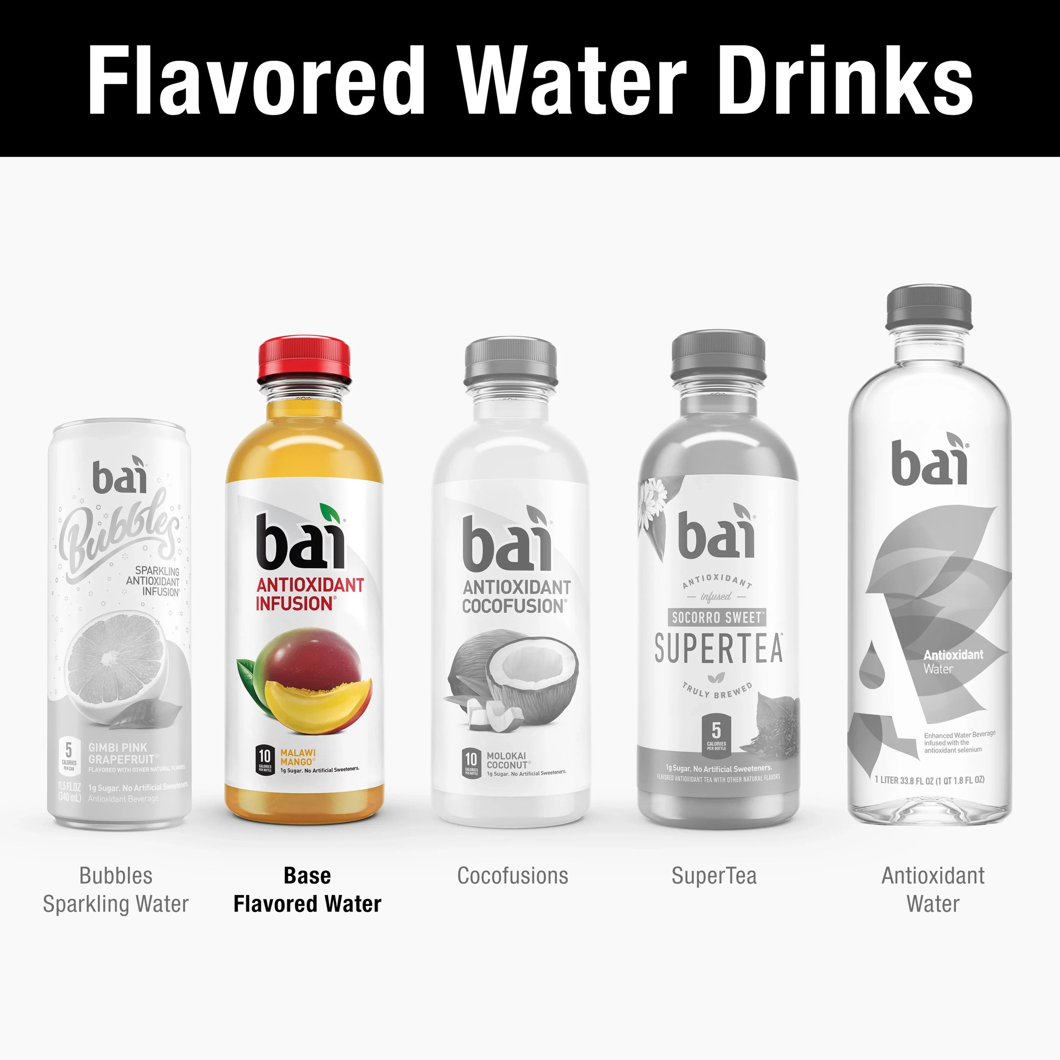 Oz, Gluten-Free, Bai Bottles Infused 12 18 Drink, Mango, Fl Pack Malawi Antioxidant