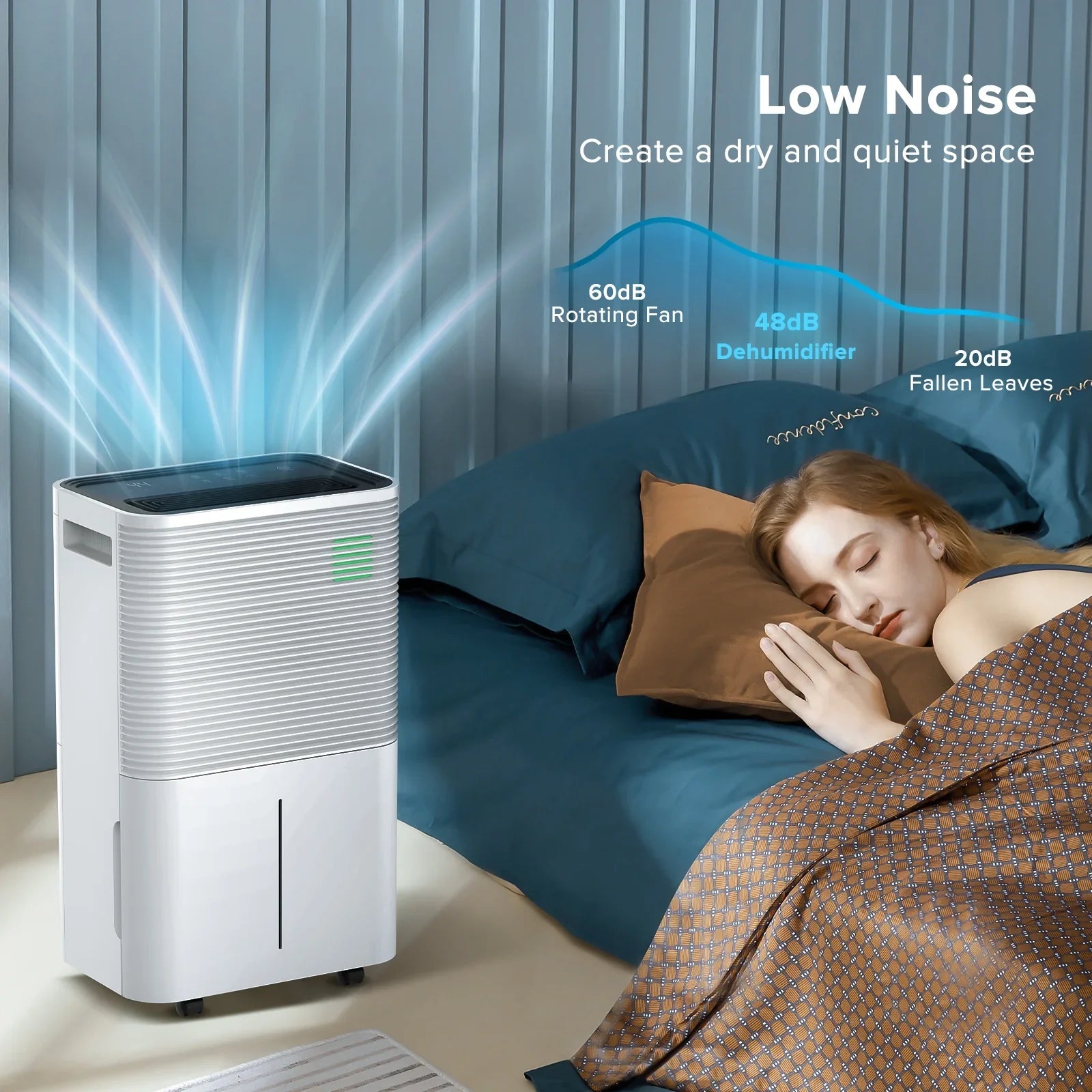 Basement/Bathroom/Laundry Timer, Room Modes, 45 for Dehumidifiers 24H Hose, Operation KISSAIR with with handle, Dehumidifier Pint Dehumidifier Portable 3 Drain