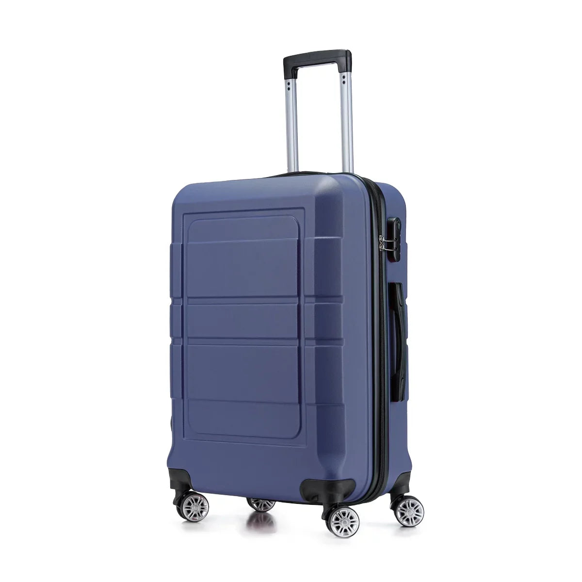 Lock Suitcase TSA Wheels Blue PC+ABS Expandable Durable GOWELL Luggage Sets Double