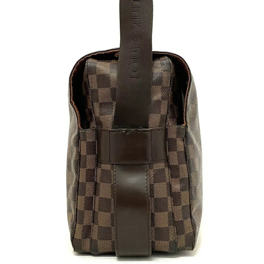 (Good) Shoulder Ebene N45255 SR0055 Brown Vuitton Damier LOUIS Louis Pre-Owned VUITTON Bag Naviglio