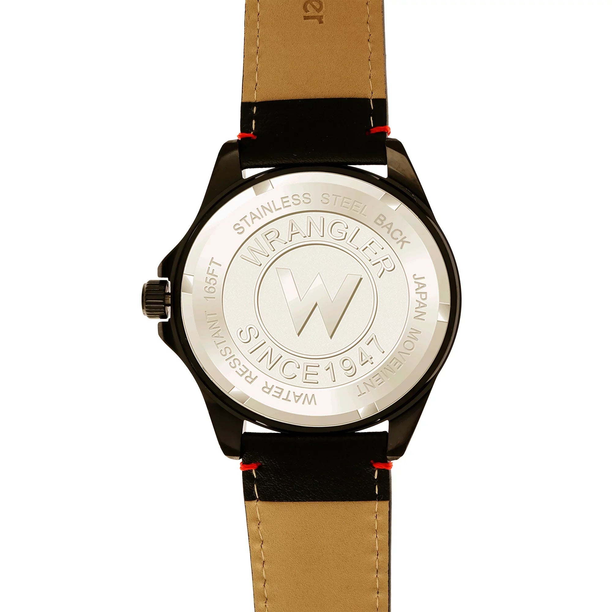 Dial, Strap Wrangler Watch Black Black 48mm