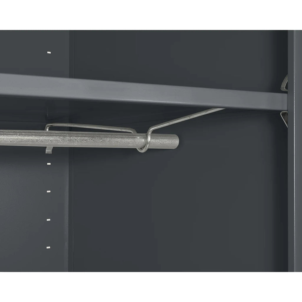 Series Cabinet Adjustable Charcoal Elite 24"D Wardrobe 36"W 72"H, x with Shelf, x