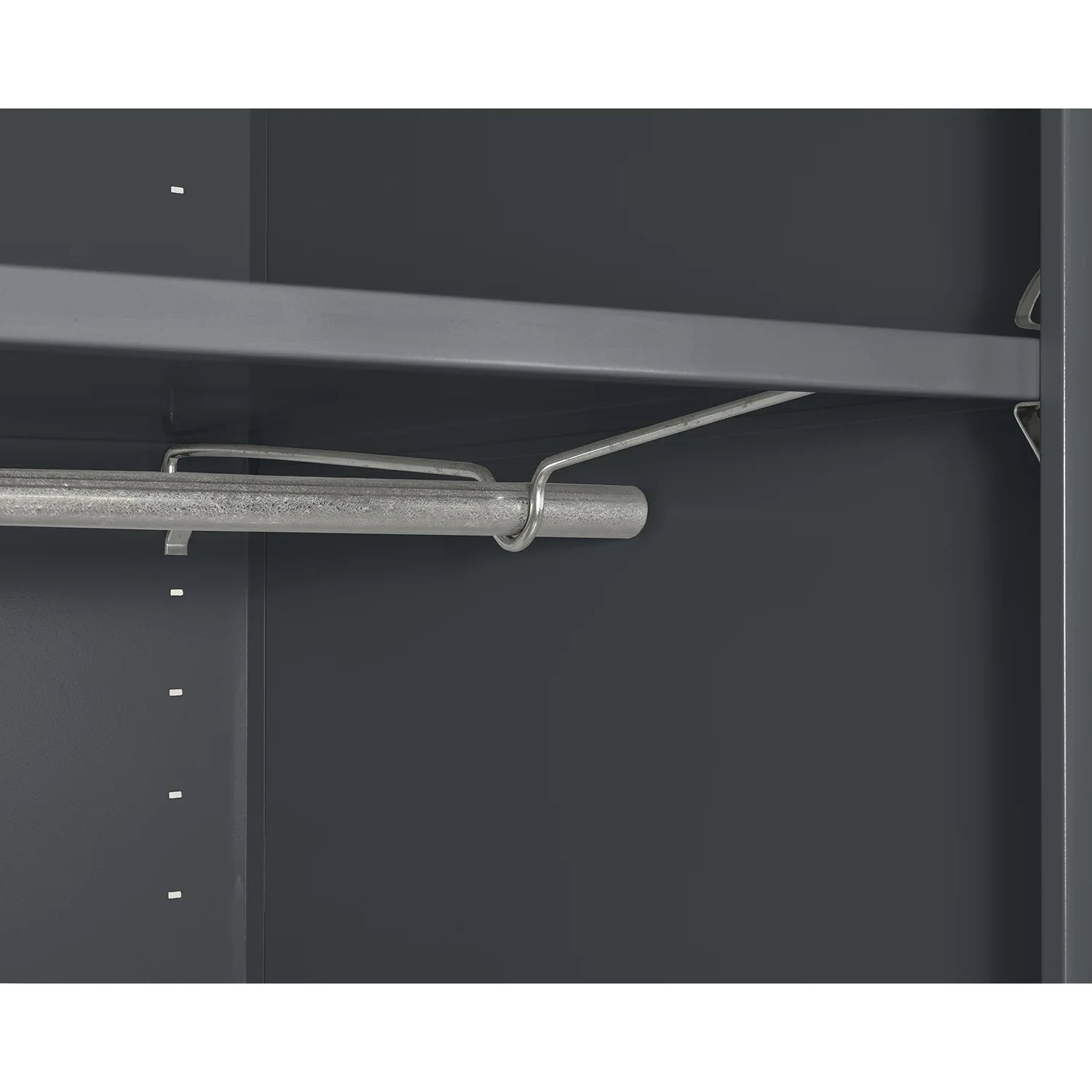 Series Cabinet Adjustable Charcoal Elite 24"D Wardrobe 36"W 72"H, x with Shelf, x