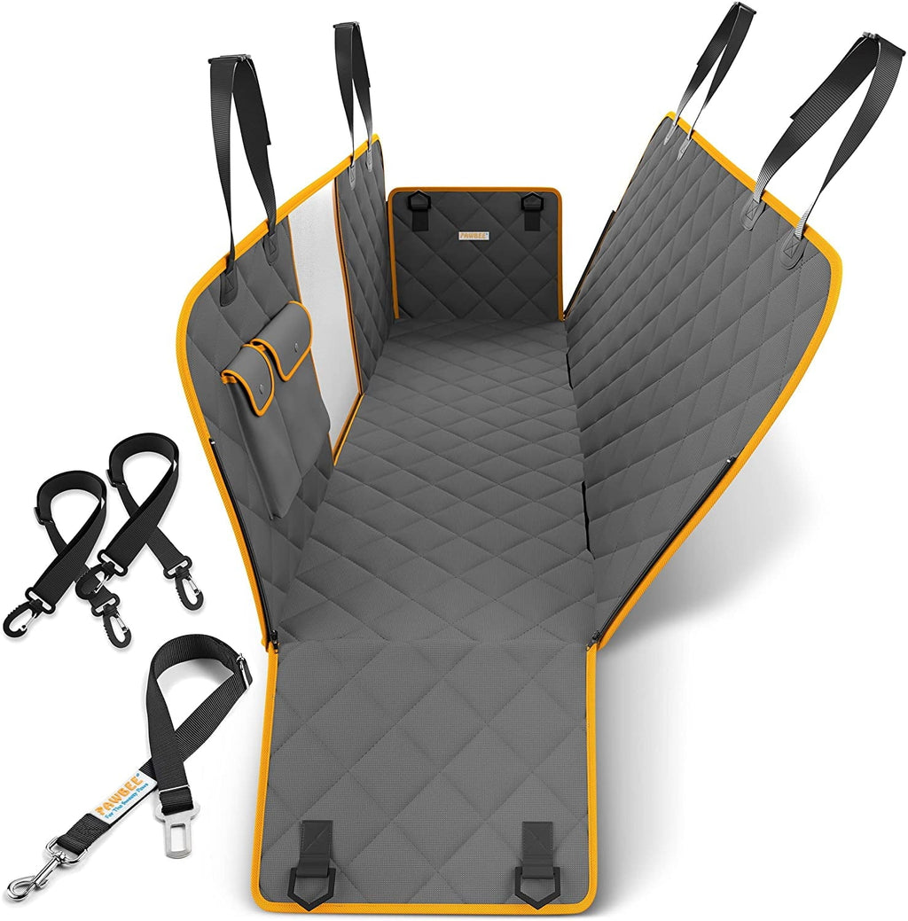Seat Dog Seat Waterproof Trucks for Nonslip for Dog Belt Car Scratchproof Covers Hammock & – Front PAWBEE – Cover & Bonus Car – with Covers Window Car for SUV, Seat Dogs Dogs Seat Mesh Car Cars with